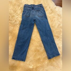 MOTHER Women's High Rise Jeans in Medium Blue